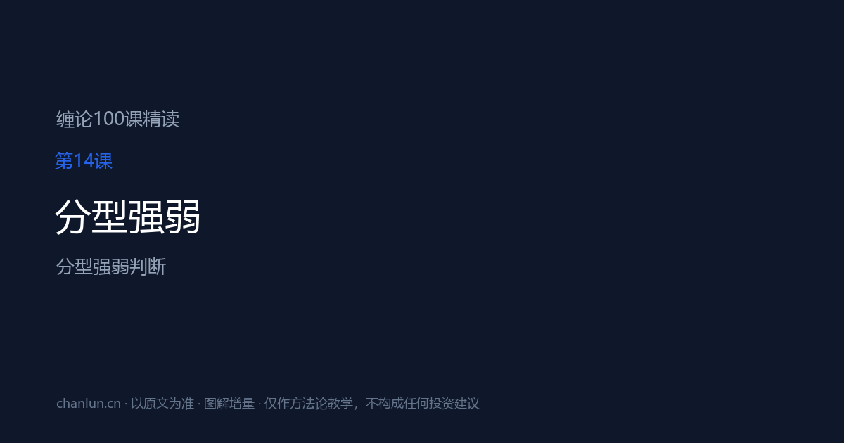 第14课 分型强弱（原第14课）